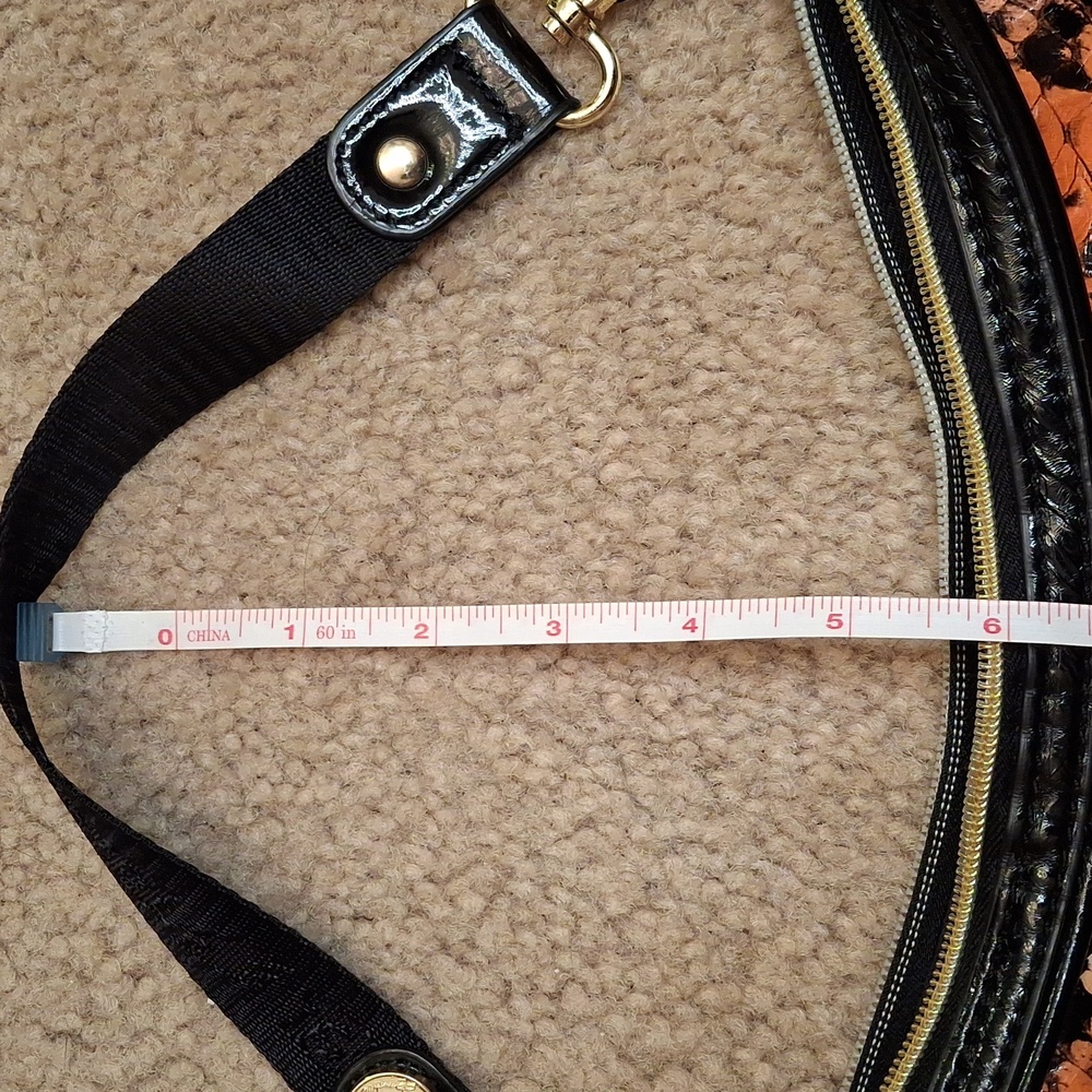 Betsey Johnson Betseyville Snakeskin Print Purse - Picture 7 of 7